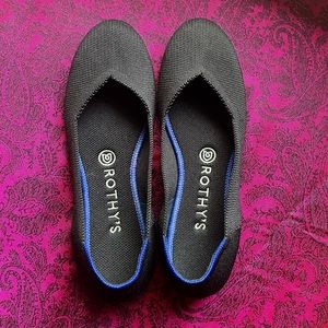 Rothy’s The Flat - Black - Size 8